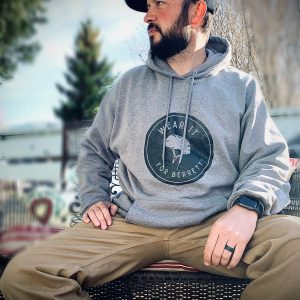 Keeping warm while sporting the Wear It For Berrett message has never looked better. This cotton hoodie is great for any occasion you want to add an extra layer. Sizes available: S, M, L, XL Email us with questions!