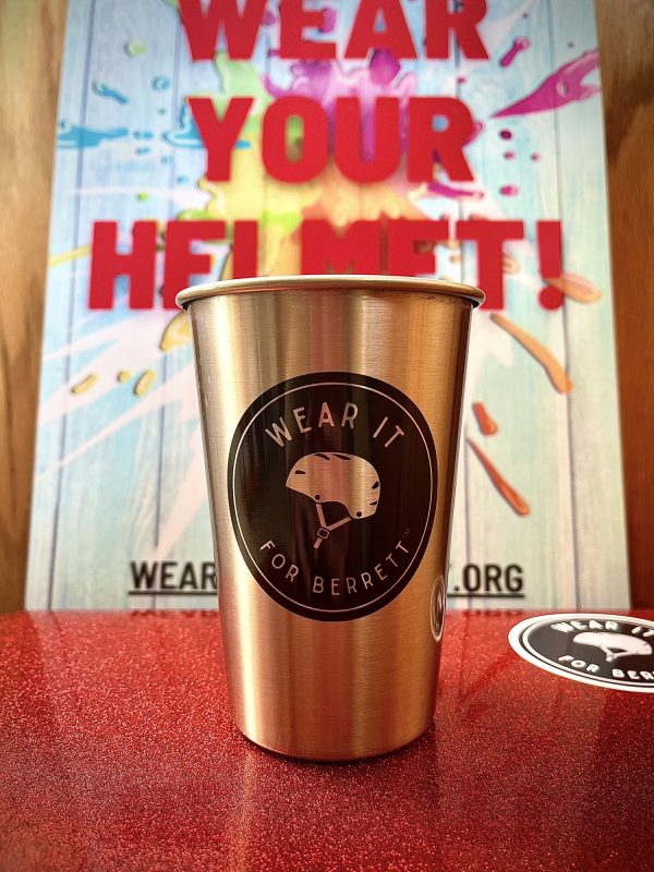 Wear it for berret's 17 oz Stainless Steel Pint Glass